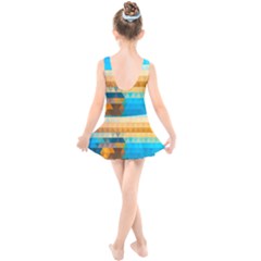Kids  Skater Dress Swimsuit 