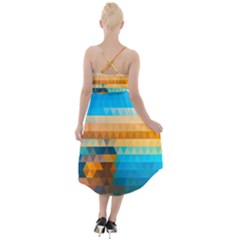 High-Low Halter Chiffon Dress  