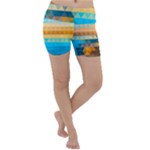 Mosaic  Lightweight Velour Yoga Shorts