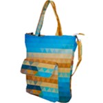 Mosaic  Shoulder Tote Bag