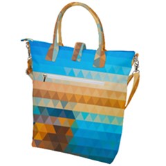 Buckle Top Tote Bag 