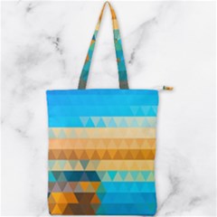 Double Zip Up Tote Bag 