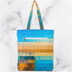Double Zip Up Tote Bag 