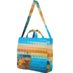 Mosaic  Square Shoulder Tote Bag