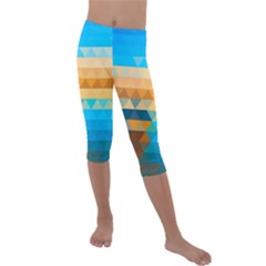 Kids  Lightweight Velour Capri Leggings  