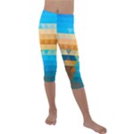 Mosaic  Kids  Lightweight Velour Capri Leggings 