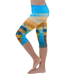 Kids  Lightweight Velour Capri Leggings  