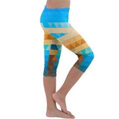 Kids  Lightweight Velour Capri Leggings  
