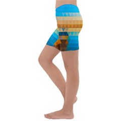 Kids  Lightweight Velour Capri Yoga Leggings 