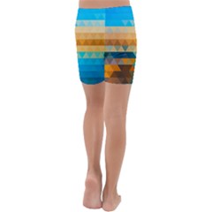 Kids  Lightweight Velour Capri Yoga Leggings 