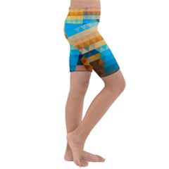 Kids  Lightweight Velour Cropped Yoga Leggings 