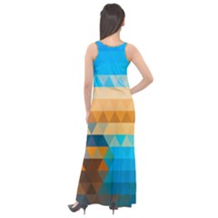 Sleeveless Velour Maxi Dress 