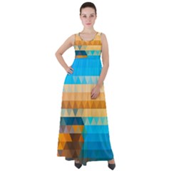 Empire Waist Velour Maxi Dress 