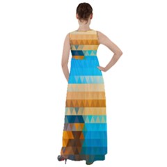 Empire Waist Velour Maxi Dress 