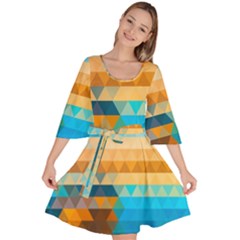 Velour Kimono Dress 