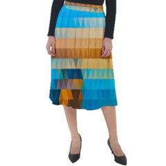 Classic Velour Midi Skirt  