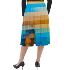 Classic Velour Midi Skirt  