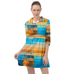 Mini Skater Shirt Dress 