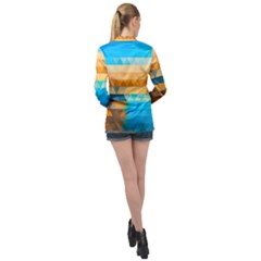 Long Sleeve Satin Shirt 