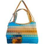 Mosaic  Double Compartment Shoulder Bag