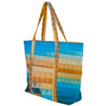 Mosaic  Zip Up Canvas Bag