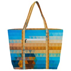 Zip Up Canvas Bag 