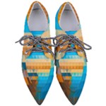 Mosaic  Pointed Oxford Shoes