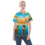 Mosaic  Women s Short Sleeve Pocket Shirt