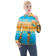 Women s Long Sleeve Pocket Shirt 