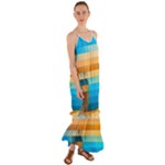 Mosaic  Cami Maxi Ruffle Chiffon Dress