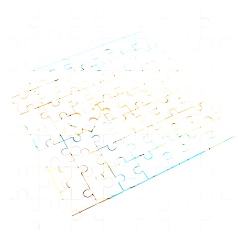 Mosaic  Wooden Puzzle Square from ArtsNow.com