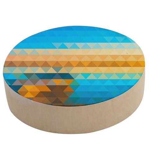 Mosaic  Wooden Bottle Opener (Round) from ArtsNow.com