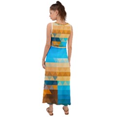 V-Neck Chiffon Maxi Dress 