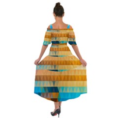 Shoulder Straps Boho Maxi Dress  