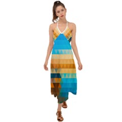 Halter Tie Back Dress  