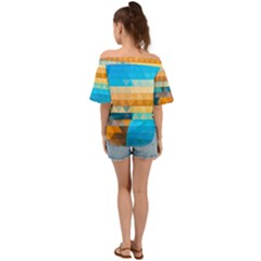 Off Shoulder Short Sleeve Top 