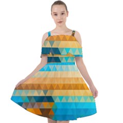 Cut Out Shoulders Dress 