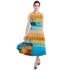 Round Neck Boho Dress 