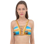 Mosaic  Cage Up Bikini Top