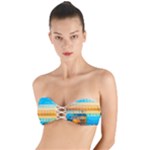 Mosaic  Twist Bandeau Bikini Top