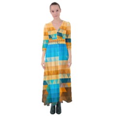 Button Up Maxi Dress 