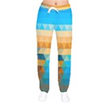 Mosaic  Women velvet Drawstring Pants