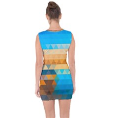 Lace Up Front Bodycon Dress 
