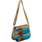 Mosaic  Saddle Handbag