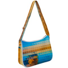 Zip Up Shoulder Bag 