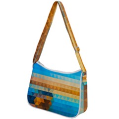 Zip Up Shoulder Bag 