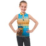 Mosaic  Kids  Sleeveless Polo Tee