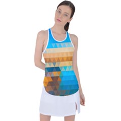 Racer Back Mesh Tank Top 