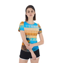 Back Cut Out Sport T-Shirt 