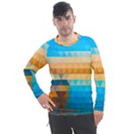 Mosaic  Men s Pique Long Sleeve Tee